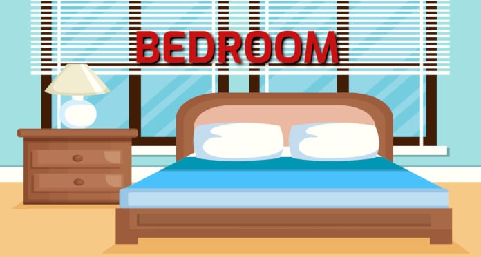 bedroom vocabulary in English