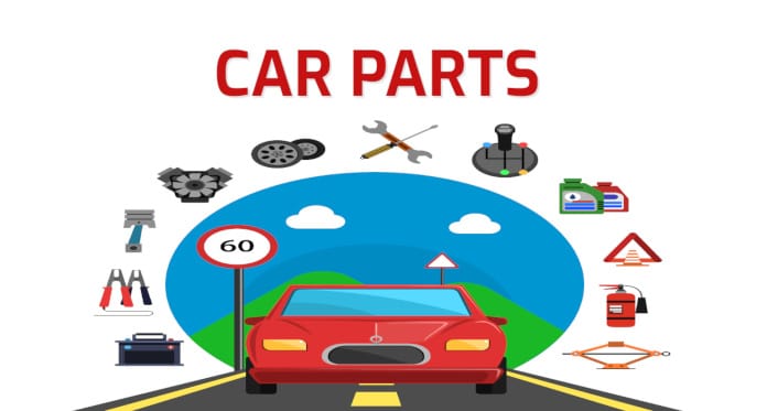 car parts vocabulary in English