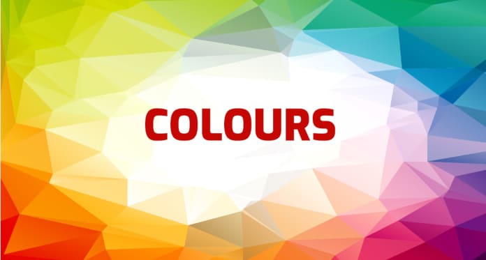 colours / colors vocabulary in English
