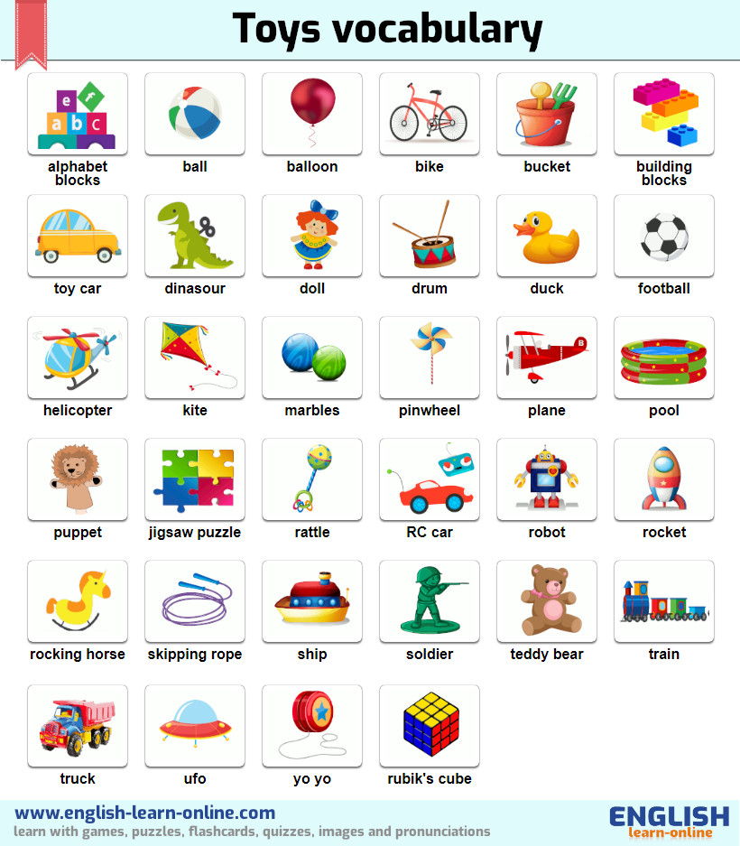 toys vocabulary image