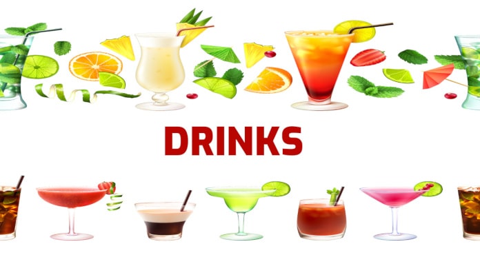 drinks vocabulary in English