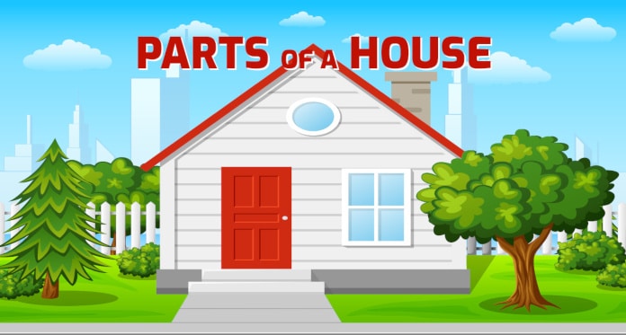 Names of House Parts: Images Worksheets Audio