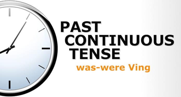 past continuous tense