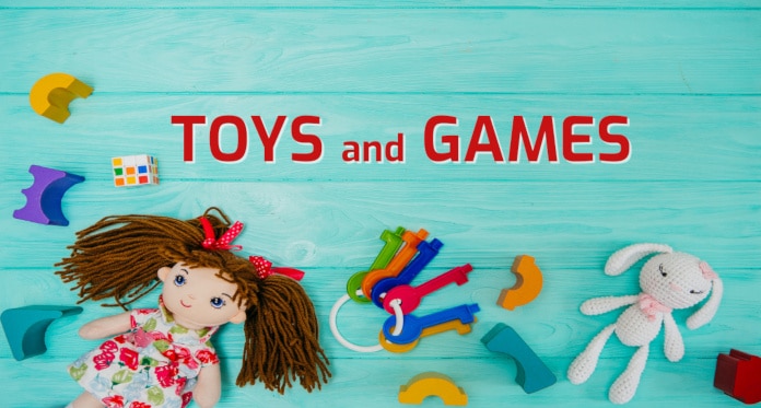 Toys Vocabulary in English – With Pictures and Games